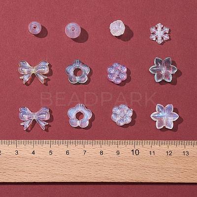 Transparent Acrylic Beads OACR-FS0001-12-1