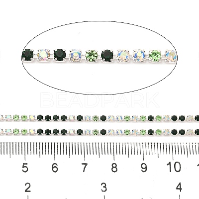 Rhinestone and Iron Cup Chain CH-A007-01J-1