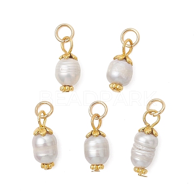 Natural Cultured Freshwater Pearl Pendants PALLOY-JF05029-1