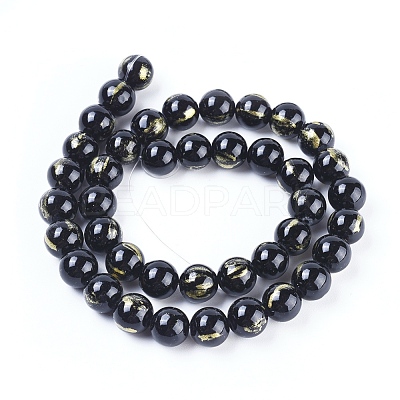 Natural Mashan Jade Beads Strands G-F670-A12-8mm-1