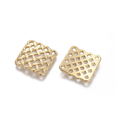 PVD Vacuum Plating 304 Stainless Steel Filigree Joiners STAS-I105-01G-1