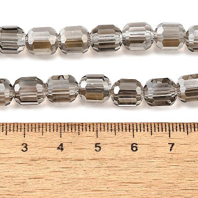 Electroplate Glass Beads Strands GLAA-G112-07J-1