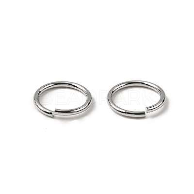 Brass Open Jump Rings KK-B147-03I-P-1