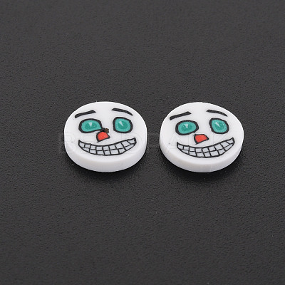 Halloween Handmade Polymer Clay Cabochons CLAY-N006-110-1
