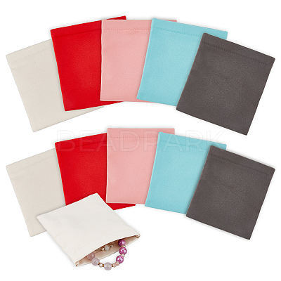 20Pcs 10 Style Square Mini Velvet Multipurpose Shrapnel Makeup Bags ABAG-DC0001-02-1