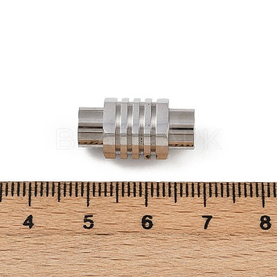 304 Stainless Steel Magnetic Clasps Hand Polished STAS-C127-18C-P-1