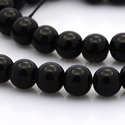 Round Glass Beads Strands GLAA-A025-8mm-02-1