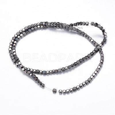 Electroplate Non-magnetic Synthetic Hematite Bead Strands G-Q467-11D-1
