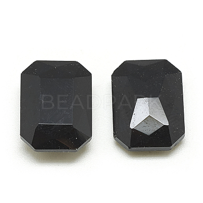 Pointed Back Glass Rhinestone Cabochons RGLA-T079-8x10mm-02-1