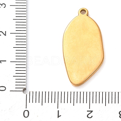 304 Stainless Steel Pendant Cabochon Settings STAS-Z204-04G-05-1