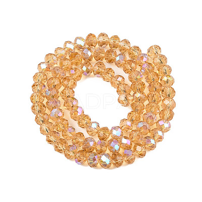 Electroplate Glass Beads Strands LS-EGLA-A044-T6mm-L23-1
