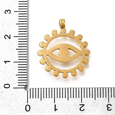 304 Stainless Steel Pendants STAS-R159-56G-01-1