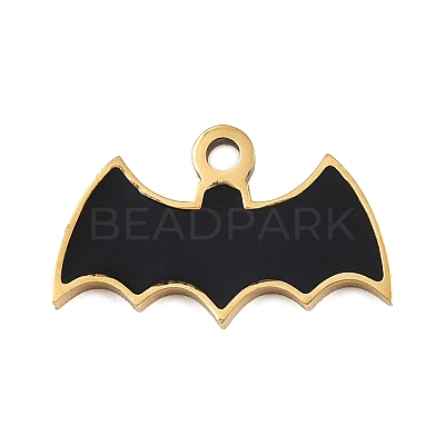 Halloween Theme 304 Stainless Steel Charms LS-STAS-C140-02C-G-1