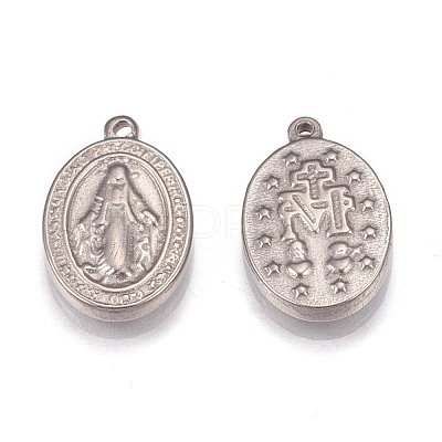 Non-Tarnish 304 Stainless Steel Pendants STAS-H109-29P-1