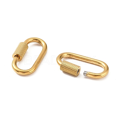 304 Stainless Steel Locking Carabiner STAS-C092-04D-G-1