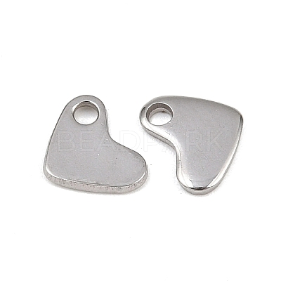 Tarnish Resistant 304 Stainless Steel Stamping Blank Tag Pendants STAS-Q024-1-1