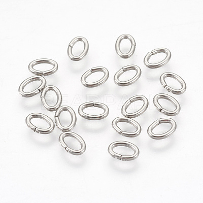 Tarnish Resistant 304 Stainless Steel Open Jump Rings Jewelry Findings A-STAS-L215-11P-1