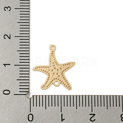 Rack Plating Brass Hollow Out Connector Charms KKC-D001-24KCG-1