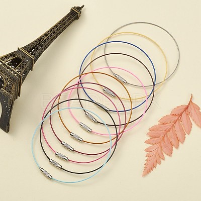 Steel Wire Bracelet Making TWIR-A001-M-1