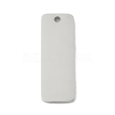 304 Stainless Steel Mirror Polished Finish Stamping Blank Tag Pendants STAS-D365-04P-1
