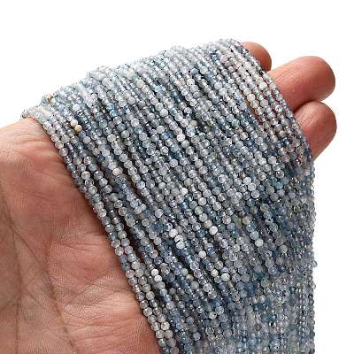 Natural Aquamarine Beads Strands LS-G-RM2025-A17-2mm-1