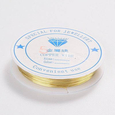 Round Copper Jewelry Wire CW0.5mm007-1