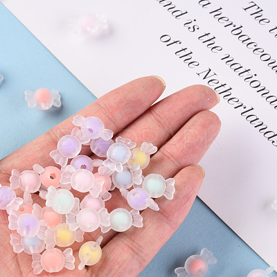 Transparent Acrylic Beads X-TACR-S152-03C-1