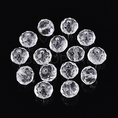 Baking Paint Transparent Glass Beads X1-GLAA-N011-10mm-02-1