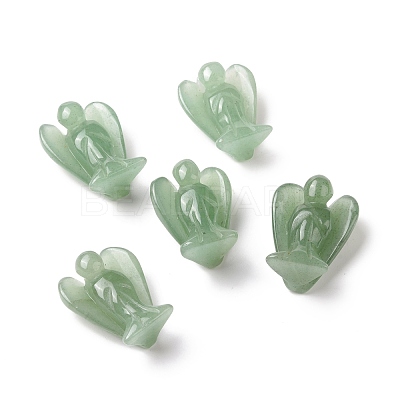 Natural Green Aventurine Angel Decor Healing Stones G-G864-01A-01-1