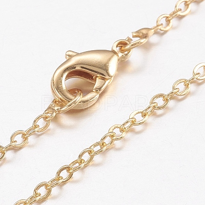 Brass Chain Necklaces X-MAK-L009-04G-1