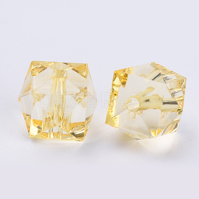 Transparent Acrylic Beads X-TACR-Q259-8mm-V16-1