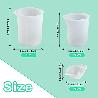 Silicone Mixing Cups & Measuring Cups TOOL-YW0001-37-1