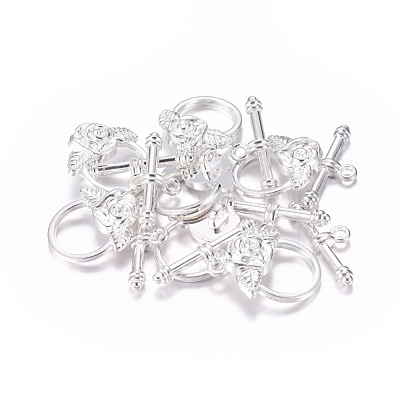 Tibetan Style Alloy Toggle Clasps X-LF0026Y-S-1