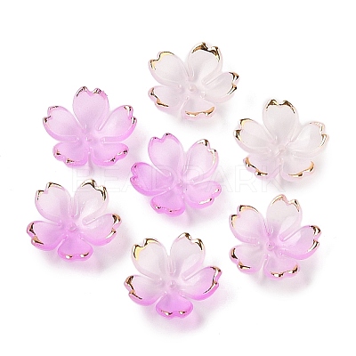 Acrylic Bead Caps OACR-H119-01E-1