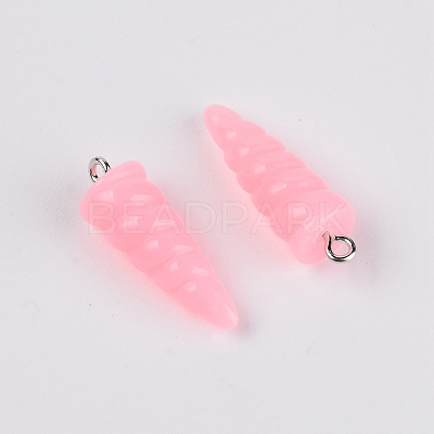 Resin Pendants LS-RESI-WH0014-44A-1