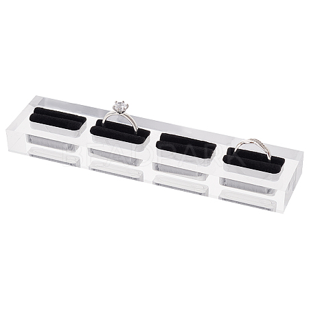4-Slot Acrylic Finger Ring Display Rack RDIS-WH0002-11-1