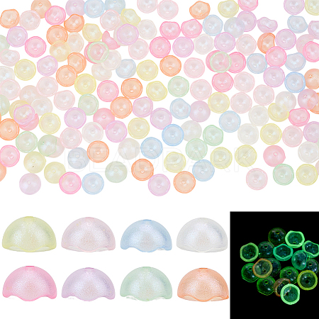 150Pcs Luminous Acrylic Bead Cone MACR-HY0001-19-1