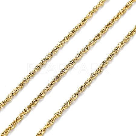 Ion Plating(IP) 304 Stainless Steel Rope Chains CHS-L019-05G-1