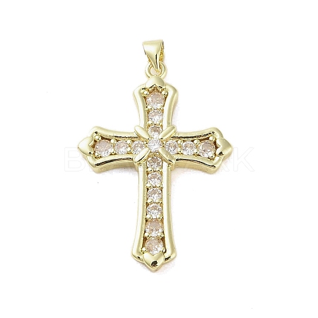 Real 18K Gold Plated Brass with Glass Pendants LS-KK-A209-05C-G-1