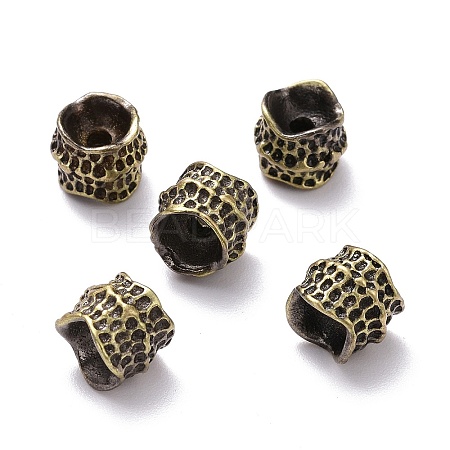 Tibetan Style Brass Beads X-KK-P214-01BAB-1