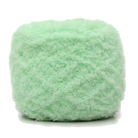 Bulky Plush Coral Velvet Polyester Yarn PW-WG47394-04-1