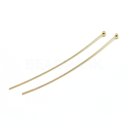 Brass Ball Head Pins X-KK-T032-013G-1