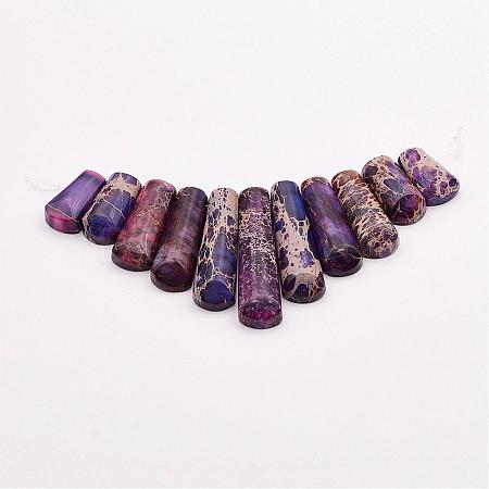Natural Imperial Jasper Beads Strands G-P298-A05-1