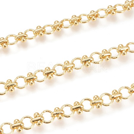 Handmade Brass Link Chains X-CHC-M019-02G-1