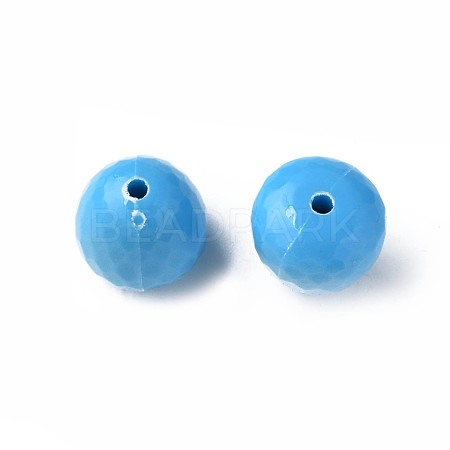 Opaque Acrylic Beads MACR-S373-10A-A09-1