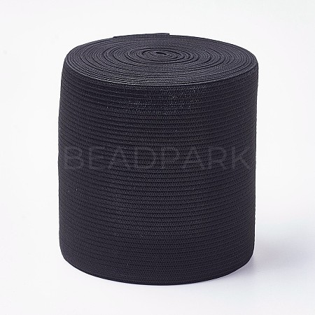 Flat Elastic Rubber Cord/Band EC-WH0005-C-01-1