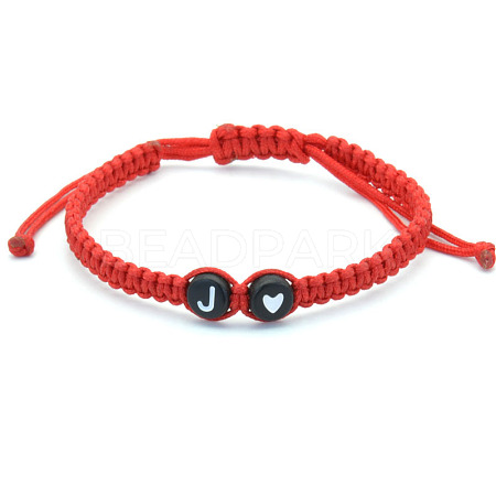 Resin Beads Braided Bead Bracelets FS-WG108B7-10-1
