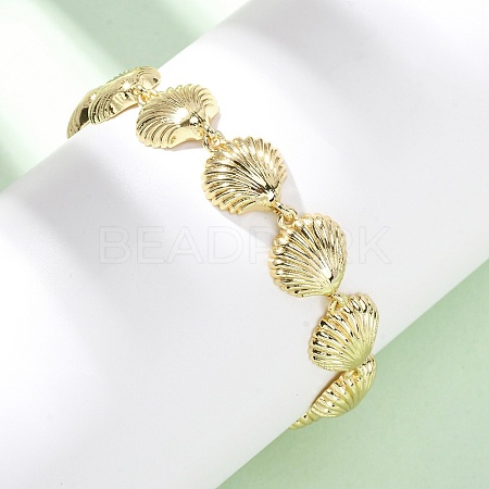 Brass Link Bracelets for Women BJEW-H209-01B-G-1