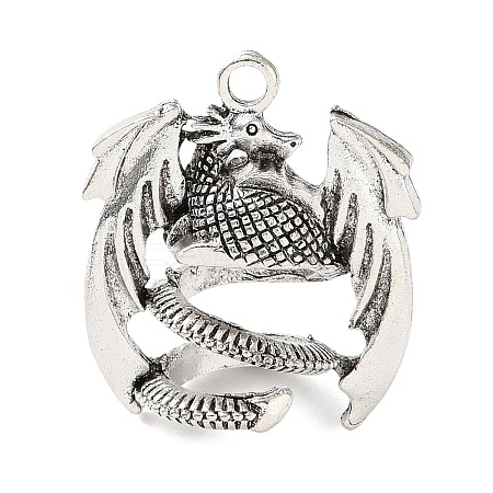 Tibetan Style Alloy Pendants AL-C001-01AS-1
