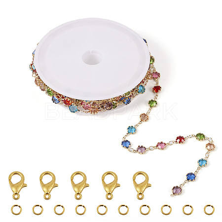 DIY Chain Bracelet Necklace Making Kit DIY-TA0006-08-1